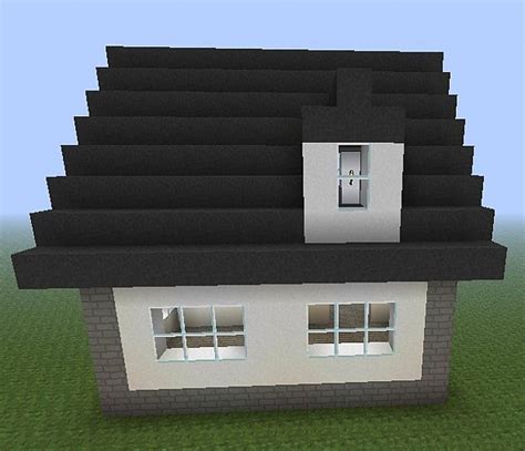 White Modern Wool House Minecraft Project