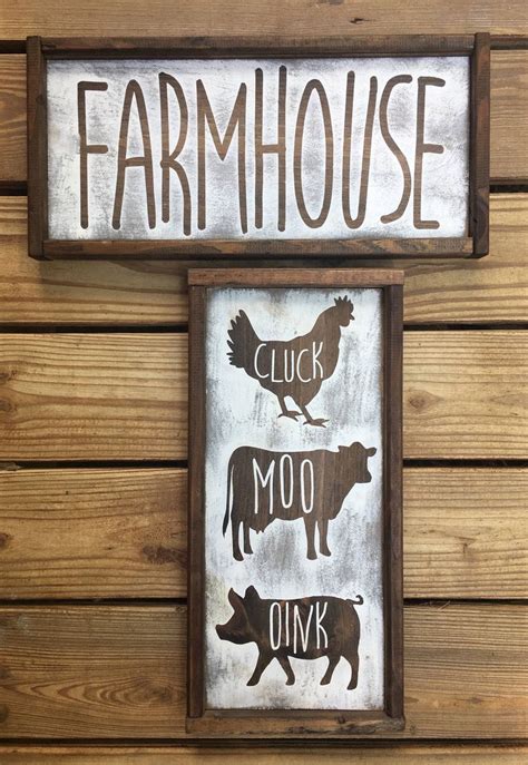Rustic Farmhouse Farm Sign Listing538987632