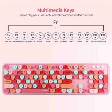 Mofii Keyboard Sweet Mouse Combo For Pc And Laptop Asmpick