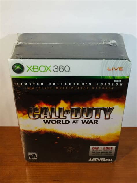 Call Of Duty World At War Xbox 360 Limited Collectors Edition New