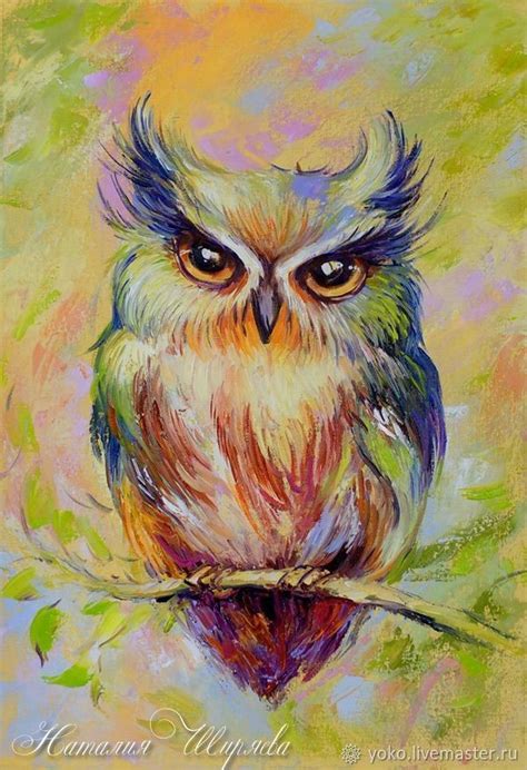 Pin By Georgia Ploumpi On L Artisan Ideias Owl Canvas Painting Owl