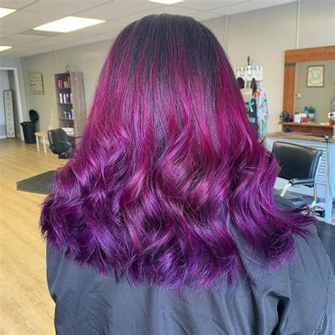 50 Gorgeous Short Purple Hair Styles