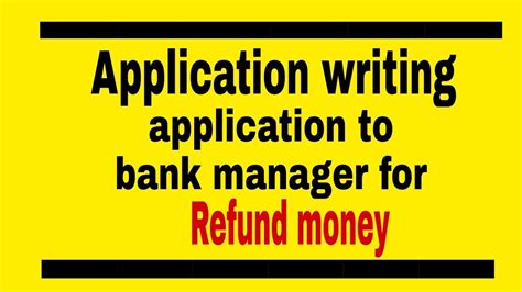 Here you will know the format of writing kannada letters both formal and informal letters format and example are provided in this. ।How to write application to bank manager for refund money ...