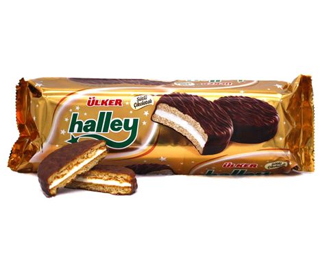 Характеристики Печенье сэндвич Halley покрытый молочным шоколадом с