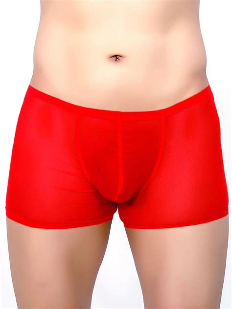 Buy La Intimo Men Red Boxers Libo005rd0 Boxers For Men 559636 Myntra