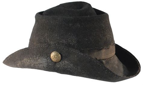 This Black Wool Hat Worn By A North Carolina Soldier At Gettysburg May