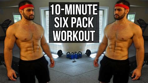 10 Minute Intense Abs Workout Routine 4 Best Six Pack Exercises Youtube