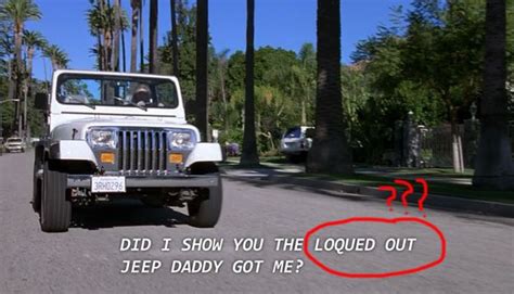 When Cher Says Her Jeep Is Loqued Out She Means Its Freshflycool