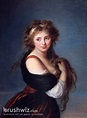 Hyacinthe Gabrielle Roland by Louise Elisabeth Vigee Le Brun - Oil ...