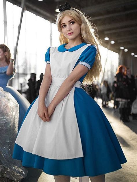 Alice In Wonderland Disney Cosplay Cosplay Outfits Alice Cosplay Princess Costumes