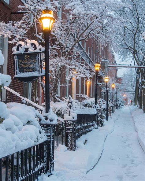 Winter Morning After Snow Storm on Park Street, Vertical | Flickr