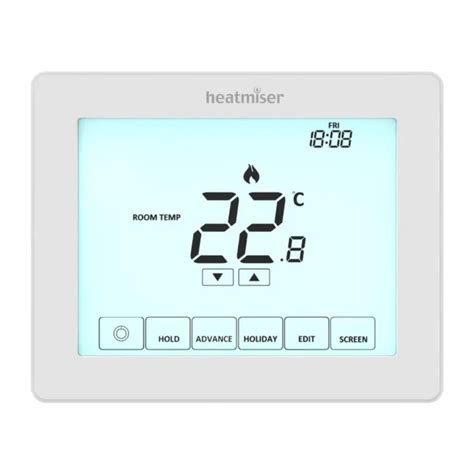 PROGRAMMABLE TOUCHSCREEN ROOM Thermostat Heatmiser Touch V PicClick