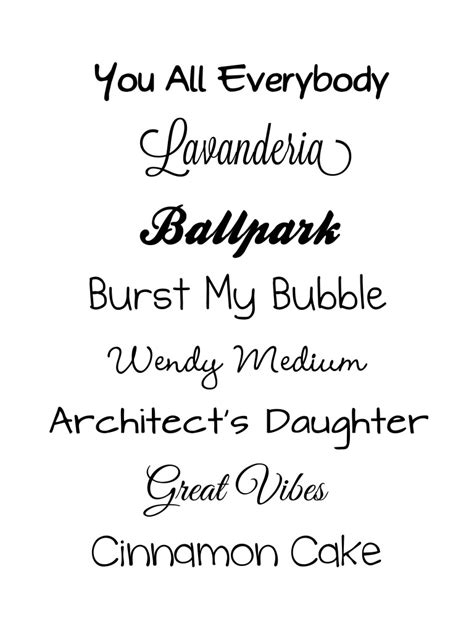 11 Microsoft Word Fonts Free Download Images My Favorite Free Fonts