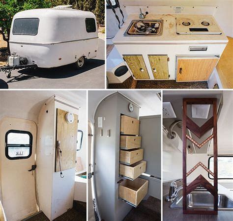 70 Small Scamp Trailer Makeover And Renovation 01 Abchomedecor
