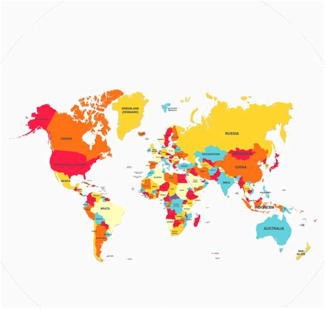 29 Free World Map Vectors Ai Eps Svg Download Design Trends