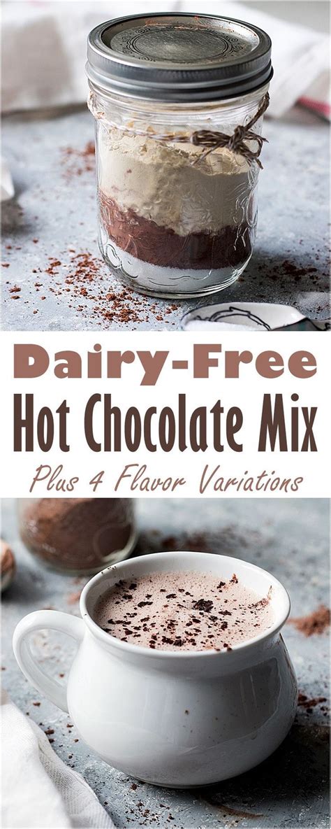 With the right combination of ingredients, a little bit of organisation and a great recipe, the healthy choice doesn't have to be the. Dairy-Free Hot Cocoa Mix with Flavor Options | Recipe | Dairy free hot chocolate, Hot cocoa ...