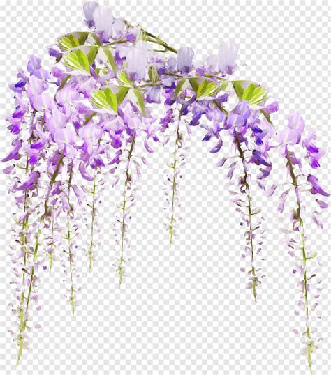 Purple Petaled Flowers Computer Software Sticker Raster Graphics