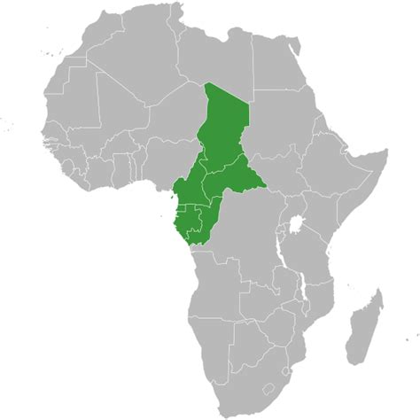 Afrique Centrale Carte Archives Voyages Cartes