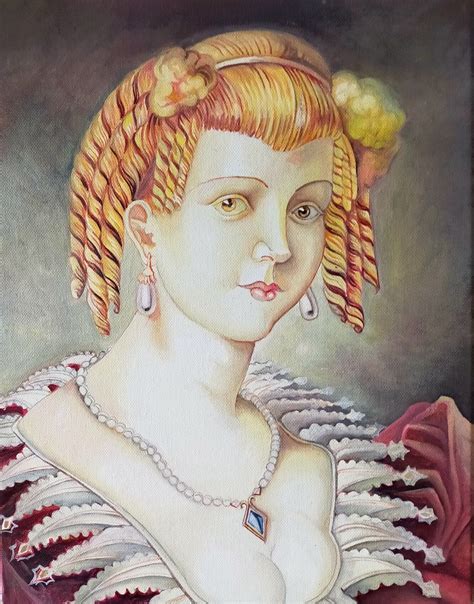 Peinture Portrait De Jeune Fille