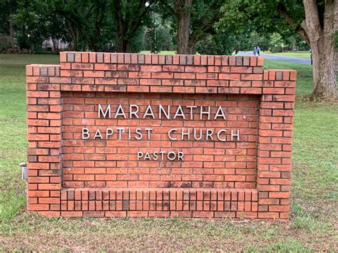 Maranatha Baptist Church In Plains Maranatha Baptist Church 148 Ga