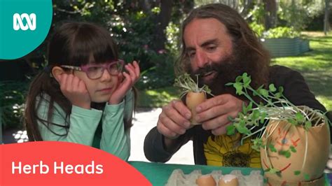 How To Make Herb Heads With Costa And Caylee Gardening Buds Abc