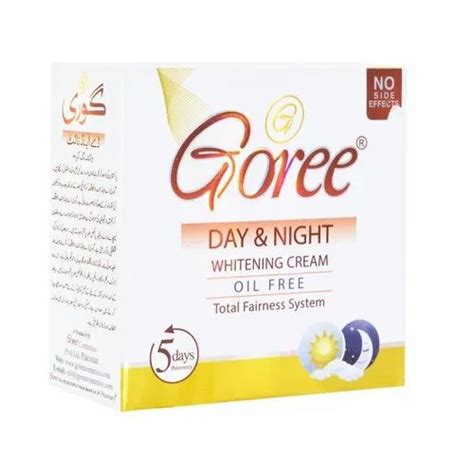 Goree Day Night Whitening Cream Box Packaging Size 30g At Rs 119box