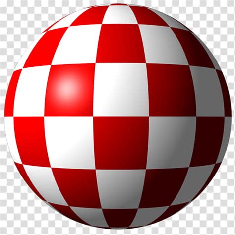 Amiga Boing Ball Icons Set Amigaboingballsmoothshaded White And Red Checked Ball Graphic