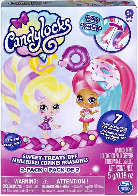 Candylocks Sweet Treats Bff Jilly Jelly Donna Nut 2 Pack Version 2 Spin
