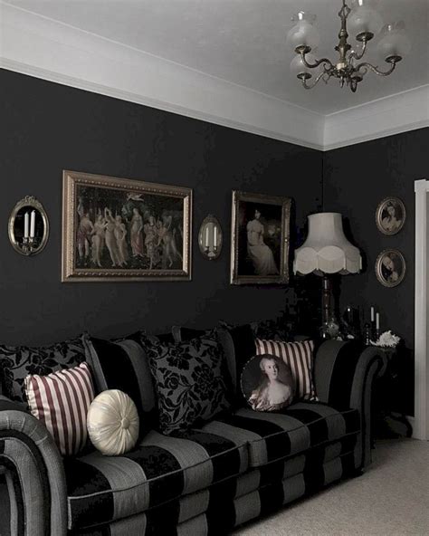 Dark Gothic Living Room