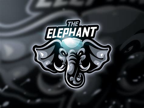 Elephant Mascot Esport Logo Uplabs