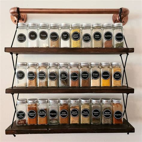 30 Spice Rack Ideas For Organizing The Kitchen The Creatives Hour