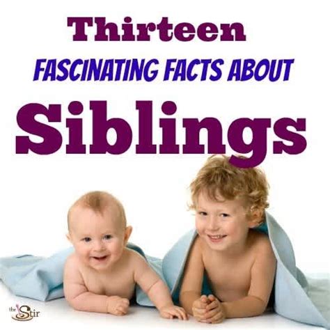 13 Surprising Scientific Facts About Siblings