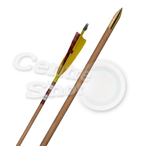 Wooden Arrows Poc Fully Finished Arrows Centreshot Archery