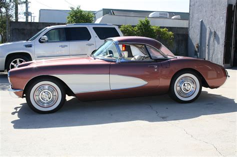 1957 Corvette Convertible Aztec Copper Fresh Body On Restoration Both