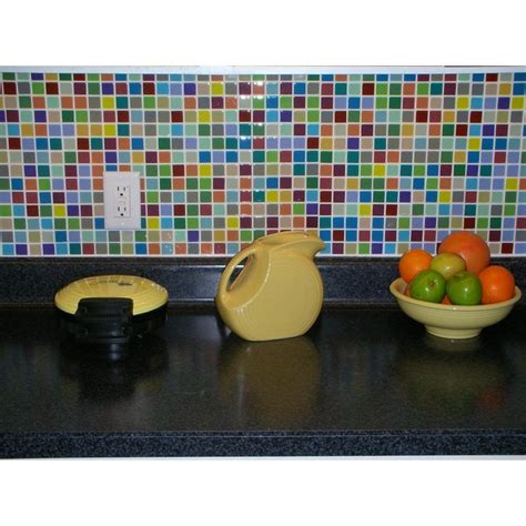Fruit Platter 1x1 Glass Tile Rainbow Kitchen Diy Kitchen Backsplash