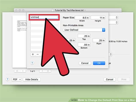 How To Change The Default Print Size On A Mac With Pictures