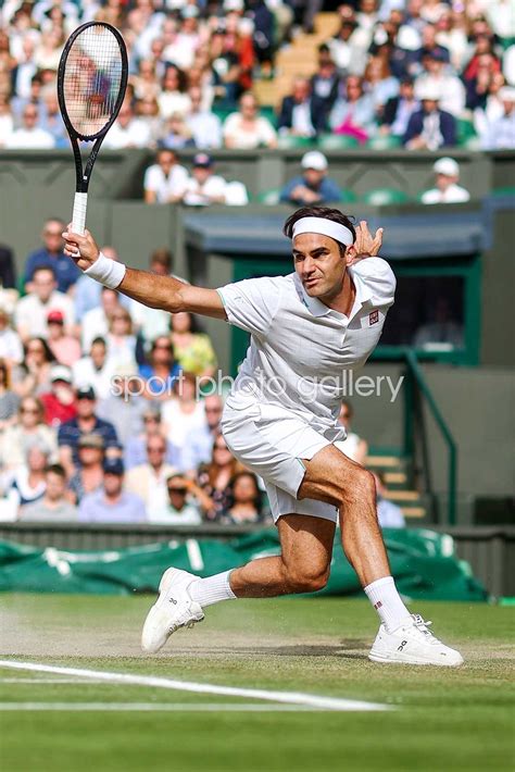 Roger Federer Switzerland Backhand Wimbledon 2021 Images Tennis Posters