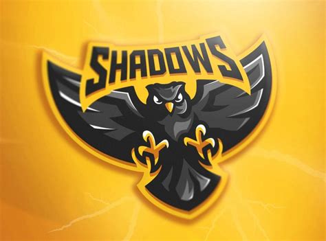 Shadows Premade Mascot Logo Sold Shadow Logo Game Logo Design