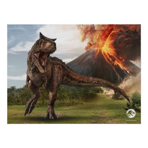 Jurassic World Carnotaurus Poster Custom Fan Art