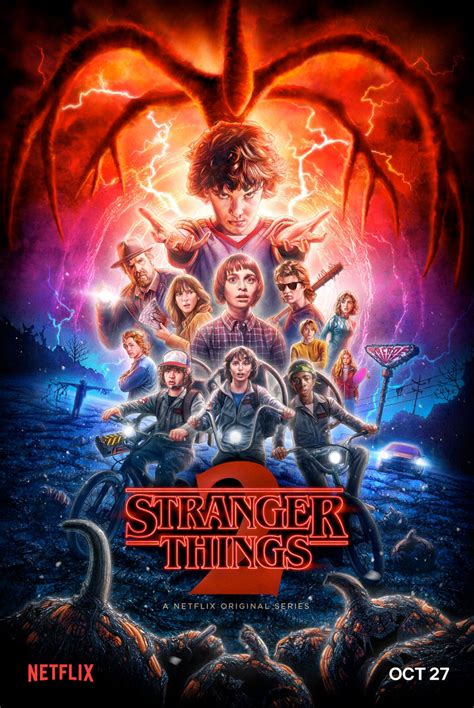 Final Stranger Things Season 2 Poster The New Monster Looms Large