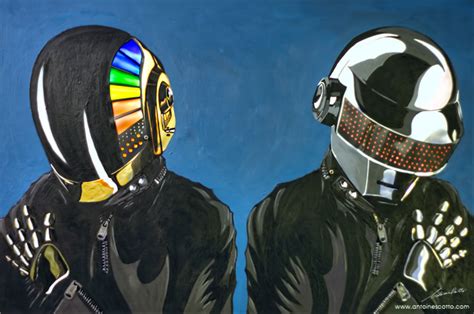 Human After All Daft Punk Led Painting Antoine Scotto Vancouver