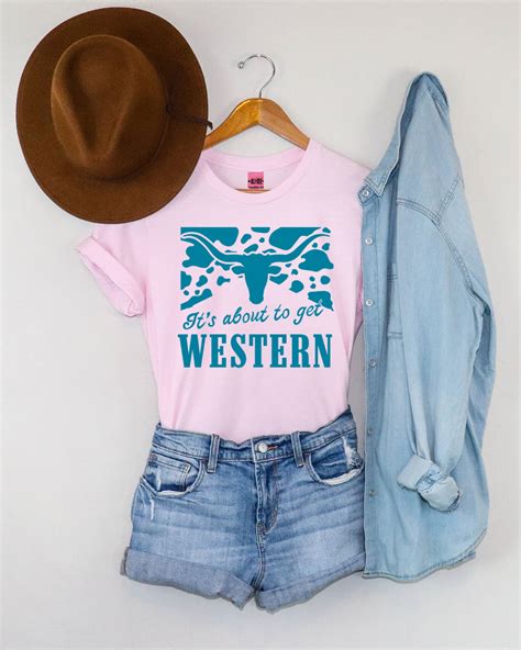 Its About To Get Western Graphic Tee Pink Ali Dee Wholesale