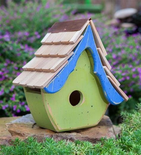 I live in north miami,florida. Tweetsie Cypress Birdhouse - Green | PlowHearth in 2020 ...