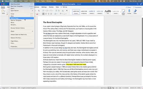 Heres How To Duplicate A Word Document On Your Mac