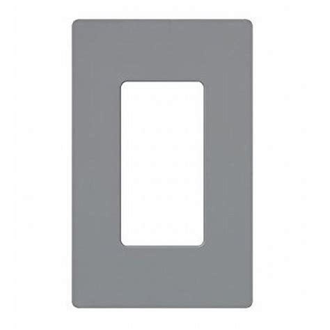 Has less coverage around switches. Leviton 1-Gang Decora Plus Wallplate Screwless Snap-On ...