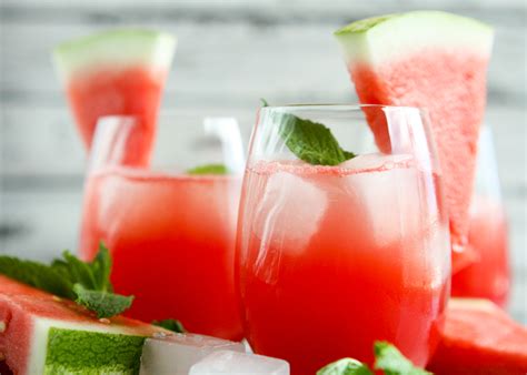 Watermelon Shrub Vodka Spritzer