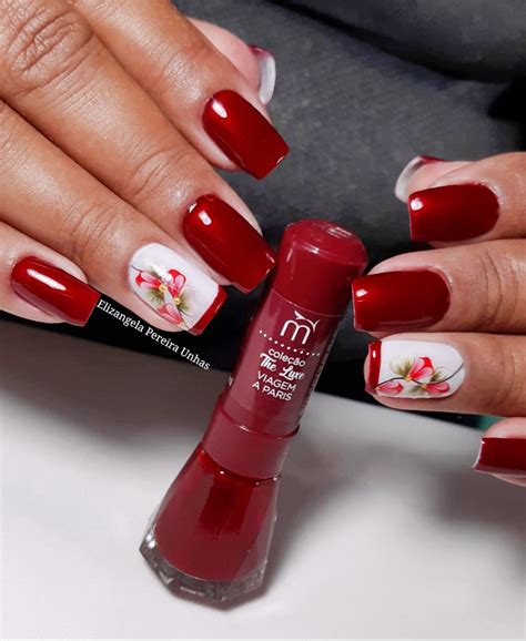 Unhas Esmaltadas Com Esmalte Brilhoso508 Clube Das Unhas