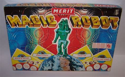 Vintage Magic Robot Board Game Complete 1960s World Events Sports Games