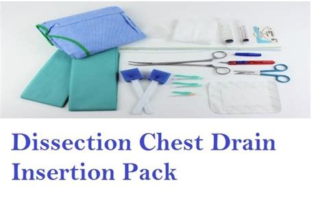 Blunt Dissection Chest Drain Insertion Pack At Best Price In Gurugram