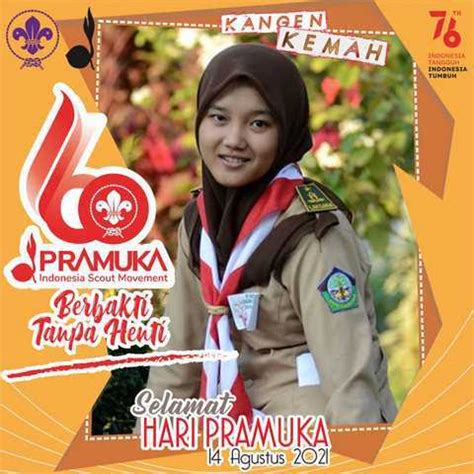 Kumpulan Bingkai dan Twibbon Hari Pramuka 2021 - Ayo Madrasah